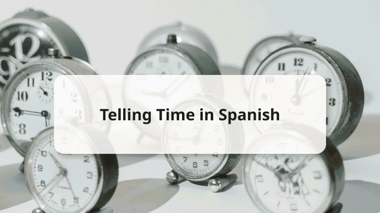 The Definition of Time in Spanish image 1